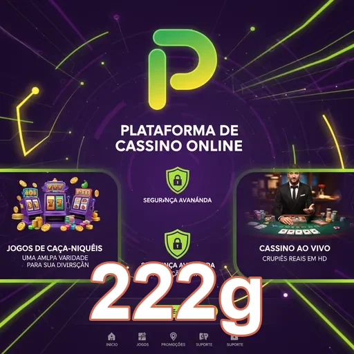 Tela do aplicativo 222g exibindo serviços VIP e jogos.