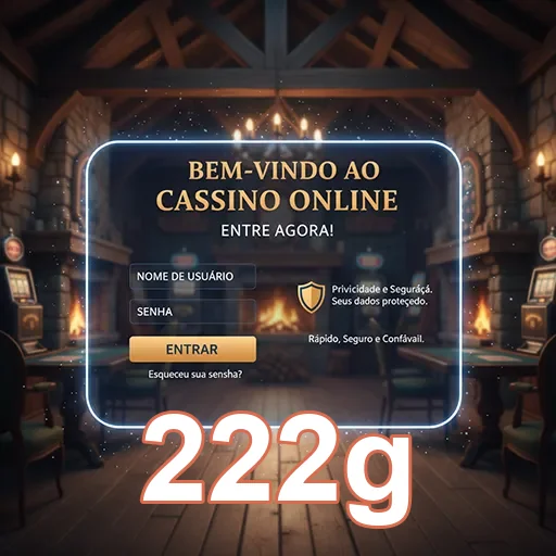 Tela de cadastro rápida no 222g com login para usuários.