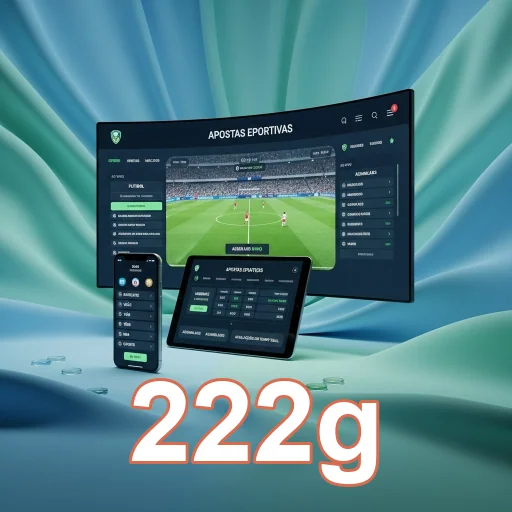 Interface da 222g mostrando plataformas de apostas esportivas.